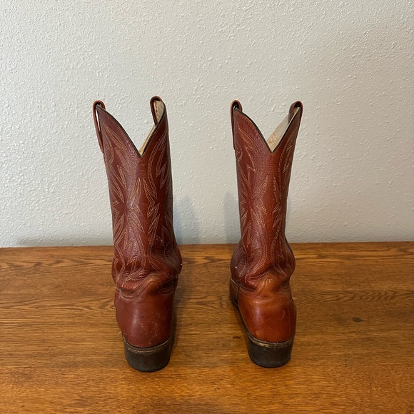 Men’s Redish/Brown Ariat Western Cowboy Boots - Picture 3 of 6